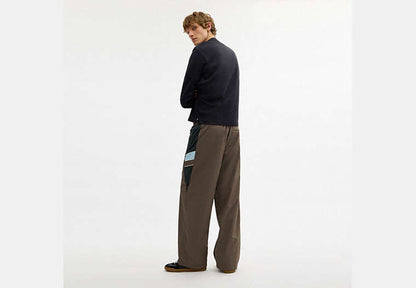 Straight Leg Track Pants In Recycled Polyester