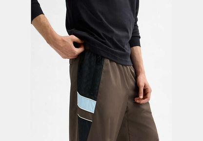 Straight Leg Track Pants In Recycled Polyester