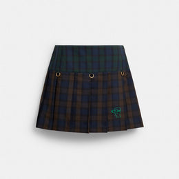 Coach | Brain Dead Mini Plaid Pleated Skirt
