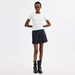 Coach | Brain Dead Mini Plaid Pleated Skirt