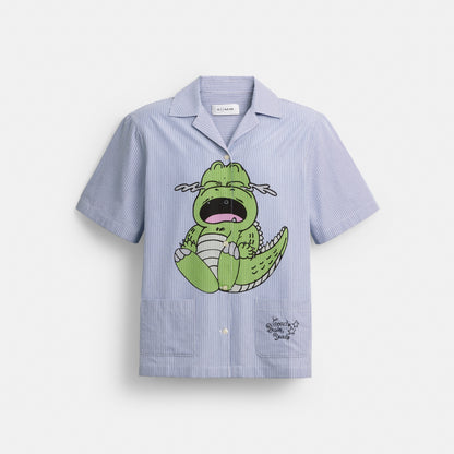 Coach | Brain Dead Darby Dino Short Sleeve Button Up Shirt