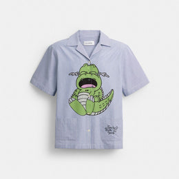 Coach | Brain Dead Darby Dino Short Sleeve Button Up Shirt