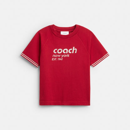 Raglan Jersey T-Shirt In Organic Cotton