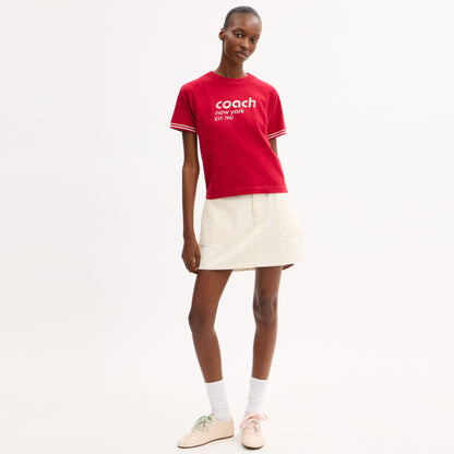 Raglan Jersey T-Shirt In Organic Cotton