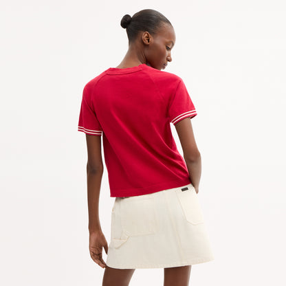 Raglan Jersey T-Shirt In Organic Cotton