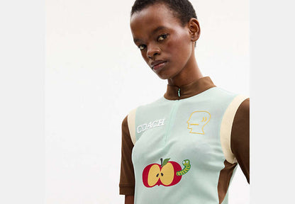 Coach | Brain Dead Mesh Quarter Zip Top