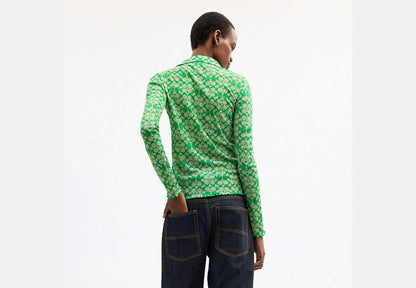 Coach | Brain Dead Printed Mesh Button Up Shirt