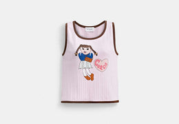 Coach | Brain Dead Graphic Pointelle Tank Top