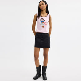 Coach | Brain Dead Graphic Pointelle Tank Top