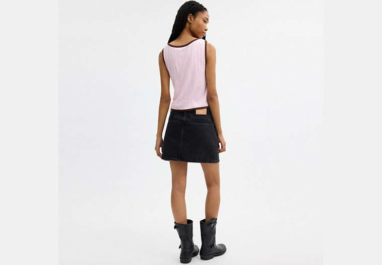 Coach | Brain Dead Graphic Pointelle Tank Top