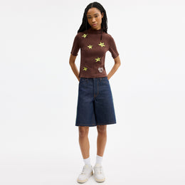 Coach | Brain Dead Graphic Pointelle Mockneck Top