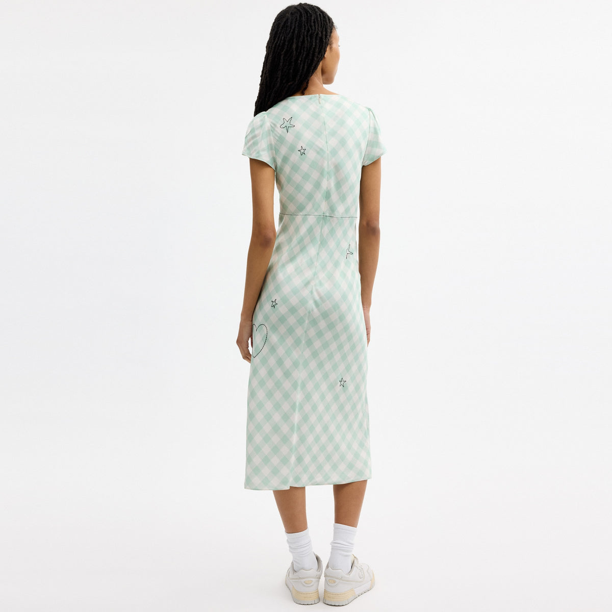 Coach | Brain Dead Embroidered Gingham Dress