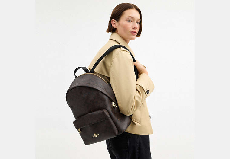 Taylor Small Backpack In Signature Canvas