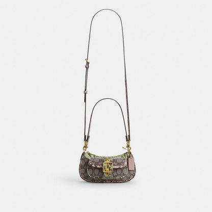 Ashton Mini Shoulder Bag In Signature Jacquard