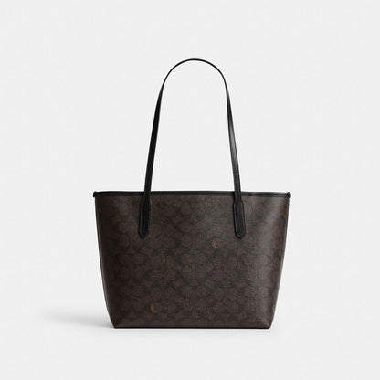 Medium City Tote Bag In Signature Canvas