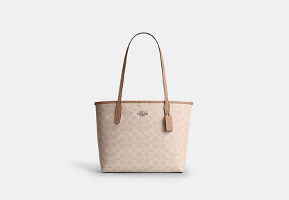 Medium City Tote Bag In Signature Canvas