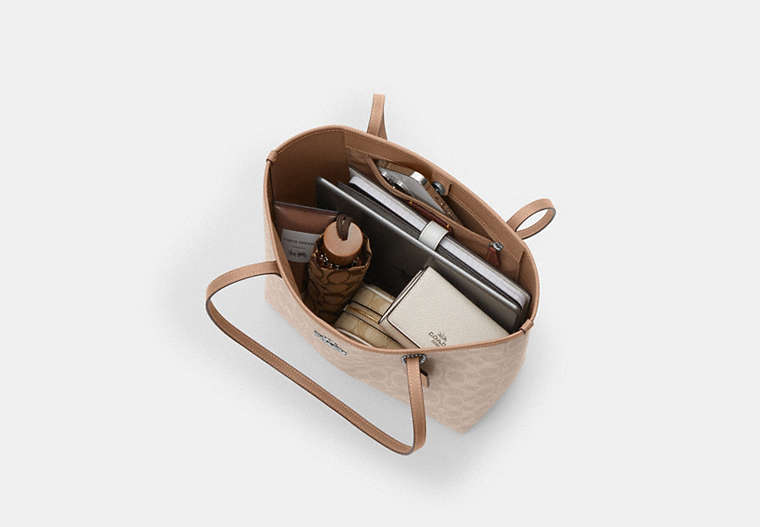 Medium City Tote Bag In Signature Canvas