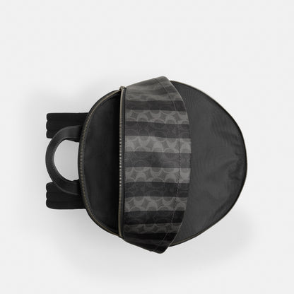 Taylor Backpack In Signature Canvas With Stripes
