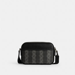 Graham Crossbody Bag In Signature Canvas With Stripes