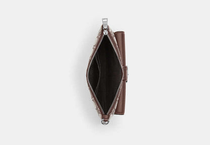 Ashton Wristlet In Signature Jacquard