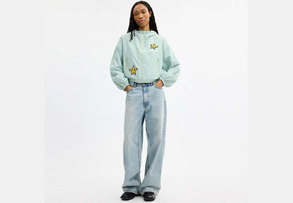 Coach | Brain Dead Star Cropped Windbreaker In Recycled Polyamide