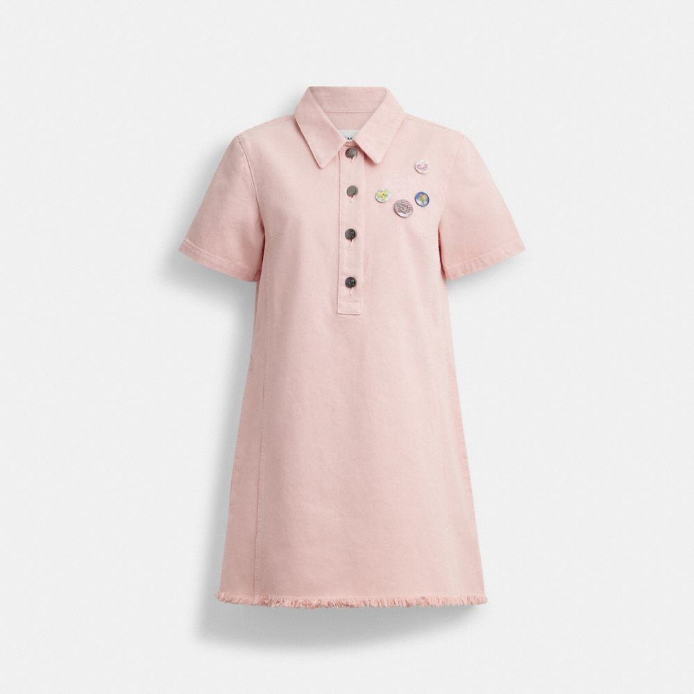 Coach | Brain Dead Short Sleeve Denim Mini Dress