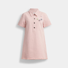 Coach | Brain Dead Short Sleeve Denim Mini Dress