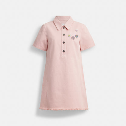 Coach | Brain Dead Short Sleeve Denim Mini Dress
