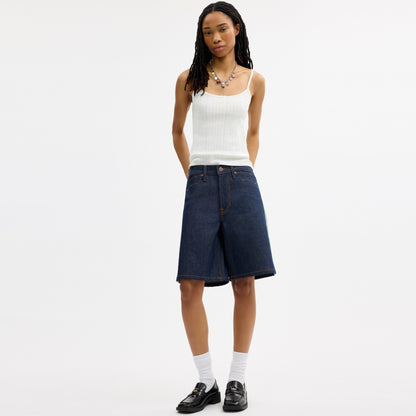 Coach | Brain Dead Denim Skater Shorts In Recycled Cotton