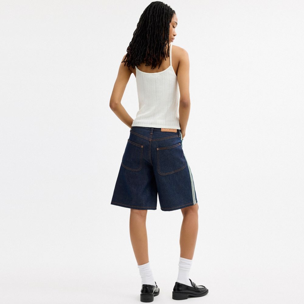 Coach | Brain Dead Denim Skater Shorts In Recycled Cotton