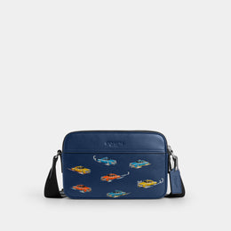 Graham Crossbody Bag With Car Print