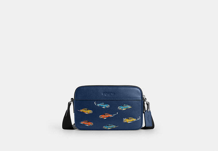 Graham Crossbody Bag With Car Print