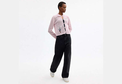 Coach | Brain Dead Kachi Mouse Cardigan In Organic Cotton