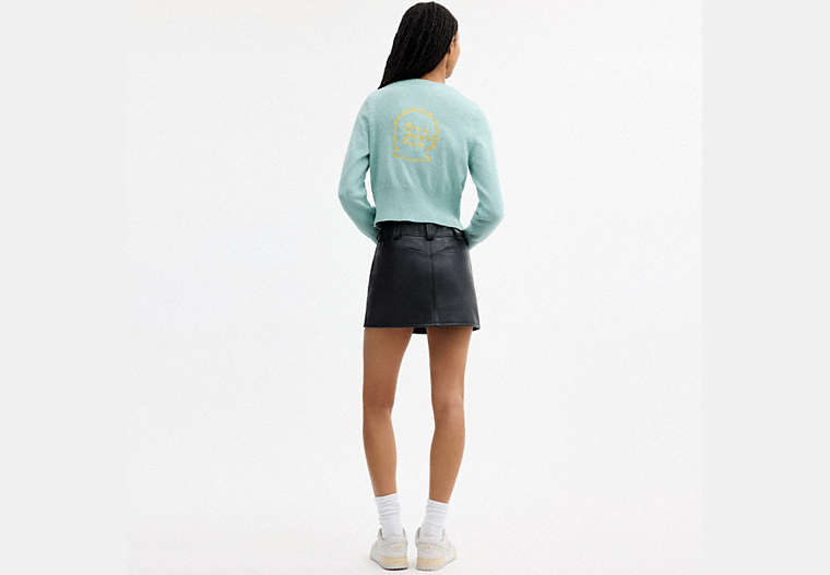 Coach | Brain Dead Plush Character Cardigan In Organic Cotton