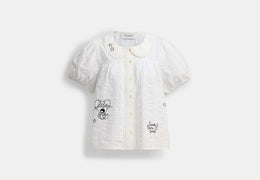 Coach | Brain Dead Embroidered Button Up Blouse