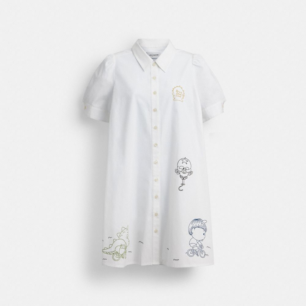 Coach | Brain Dead Embroidered Shirt Dress