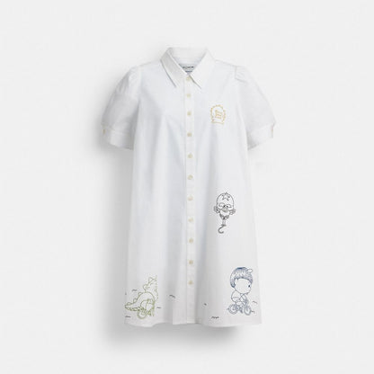 Coach | Brain Dead Embroidered Shirt Dress