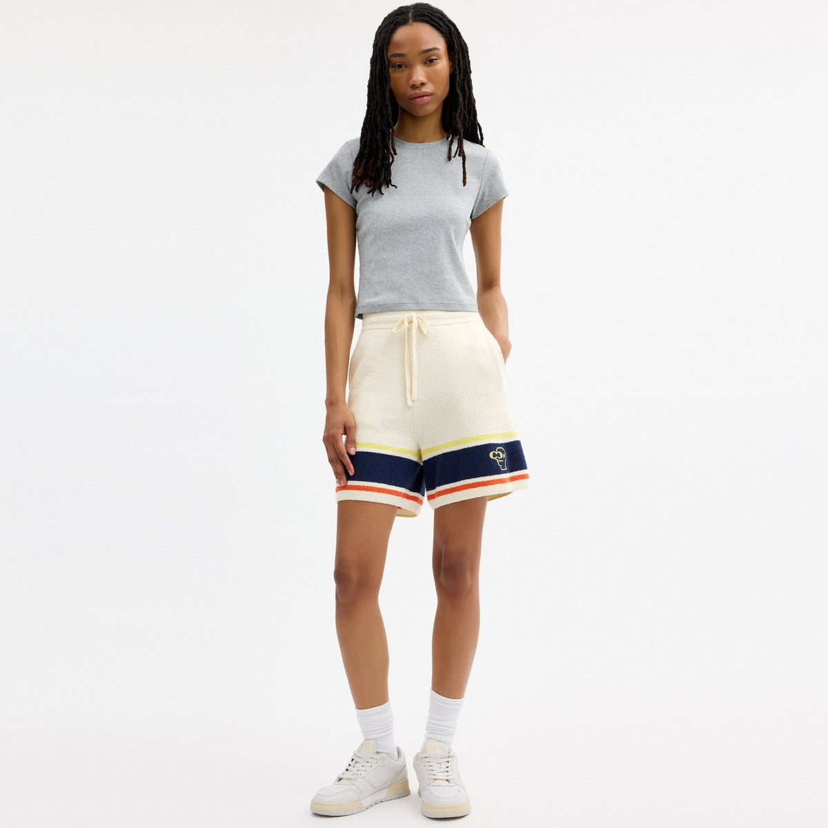 Coach | Brain Dead Striped Knit Shorts