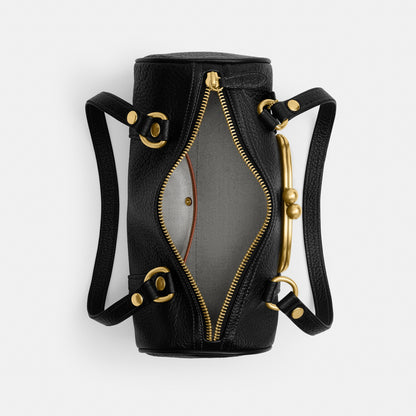 Kisslock Barrel Bag