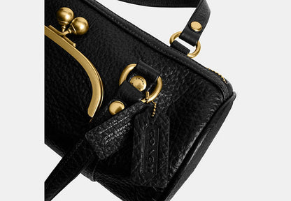 Kisslock Barrel Bag