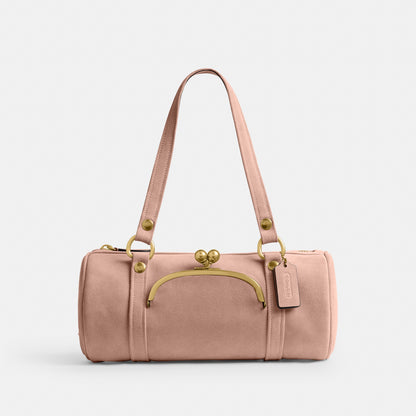 Kisslock Barrel Bag