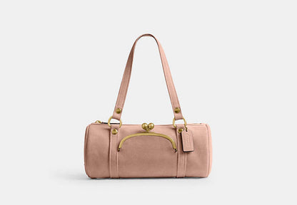 Kisslock Barrel Bag
