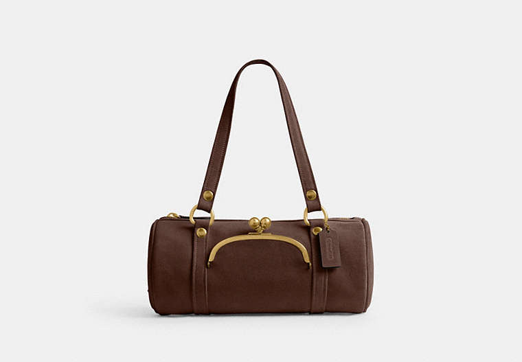 Kisslock Barrel Bag