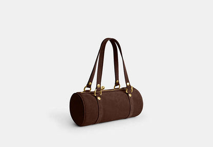 Kisslock Barrel Bag