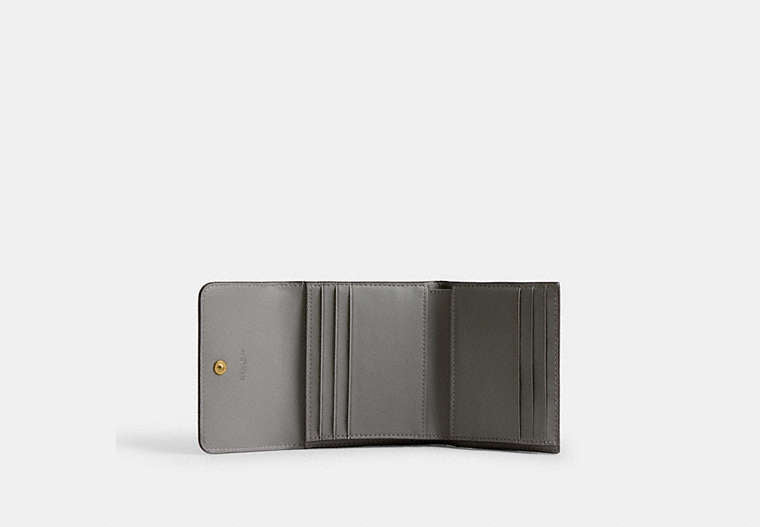 Mila Small Flap Wallet With Heart Print