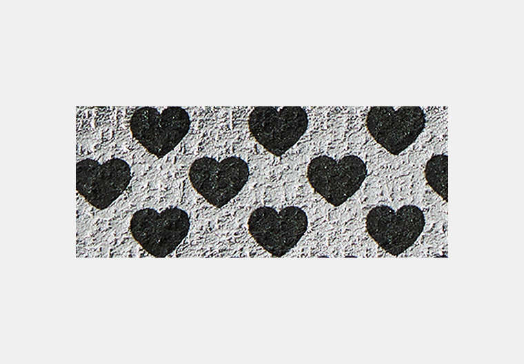 Mila Small Flap Wallet With Heart Print