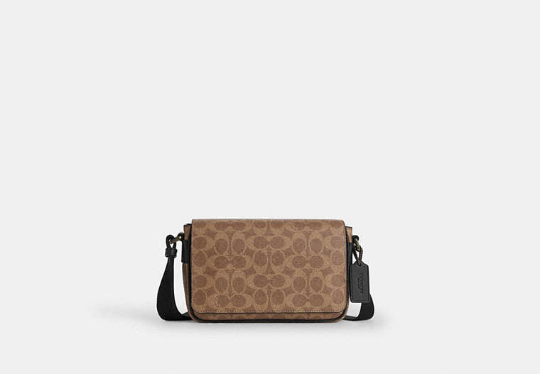 Jack Small Flap Crossbody Bag In Signature Canvas