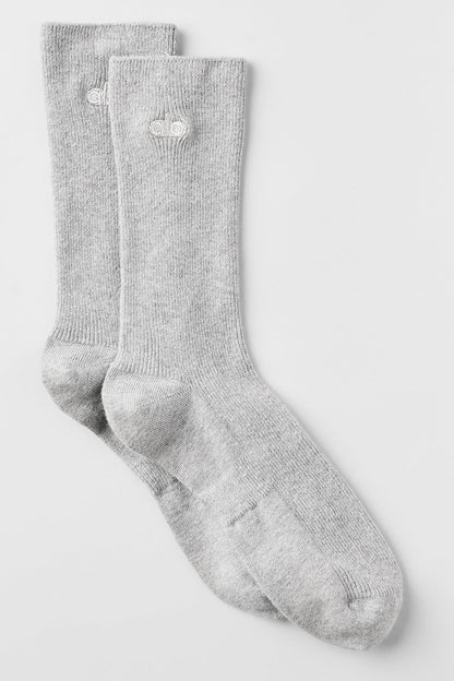 Unisex Half-Crew Understated Sock
