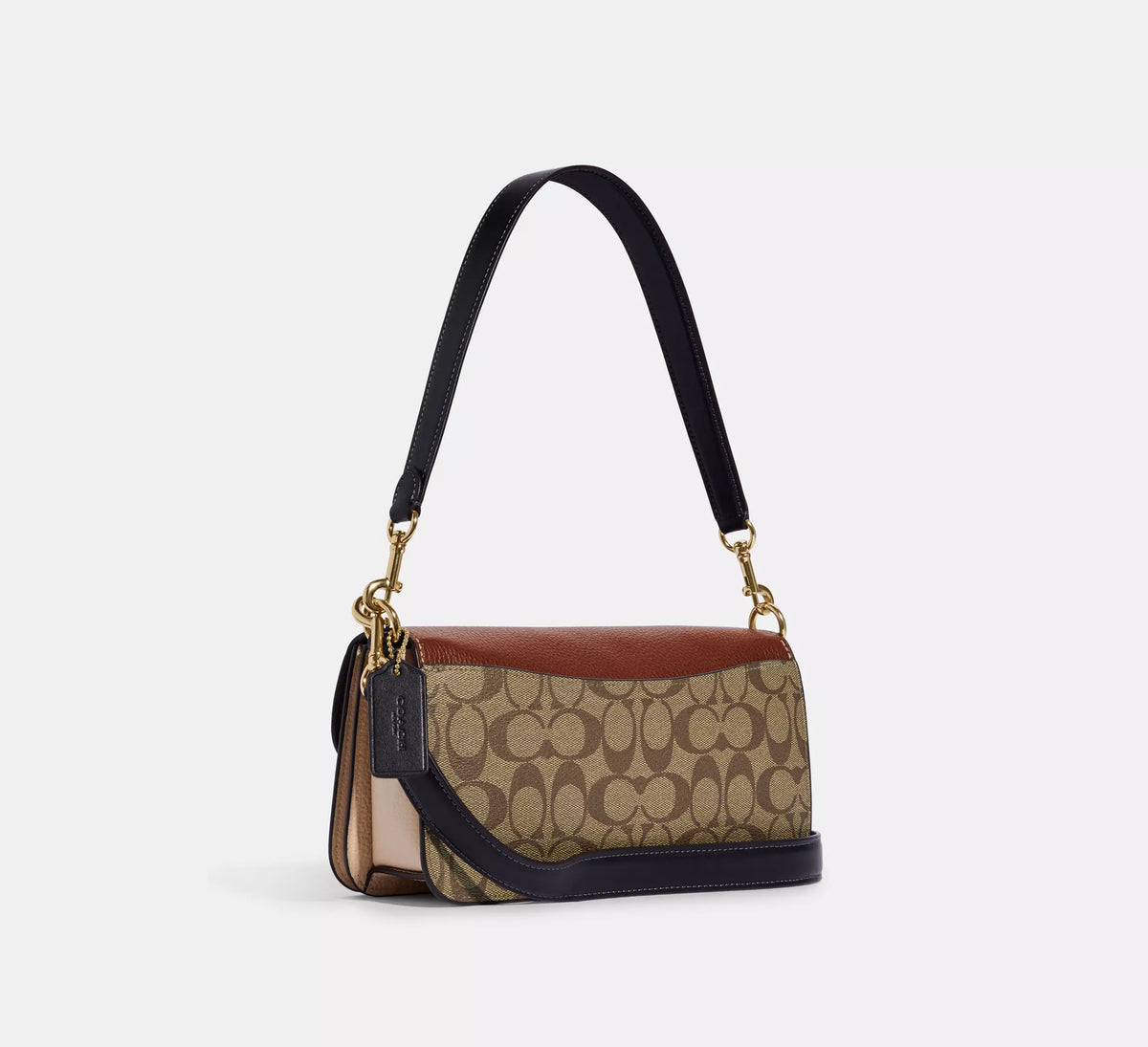 Coach Morgan Shoulder Bag In Colorblock Signature Canvas - Bags | Shop From The Mirage