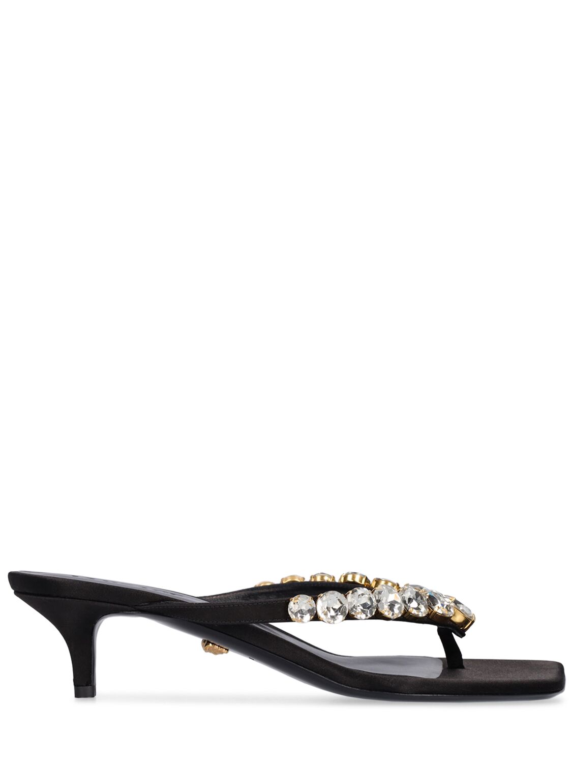 Versace Versace 45mm Embellished satin sandals - Size: UK 3 Heels | Shop From The Mirage